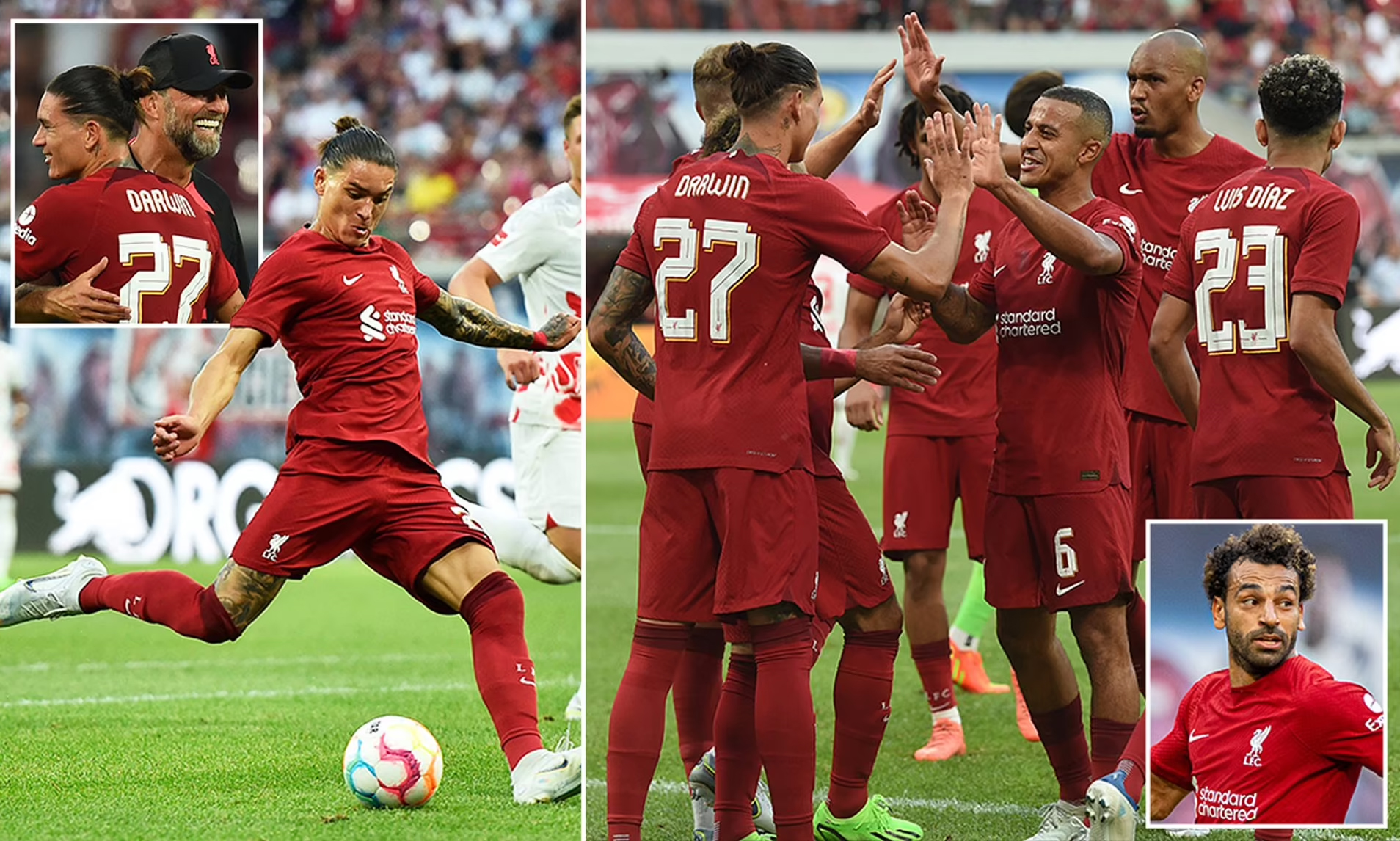 Liverpool thắng giòn giã trên đất Đức